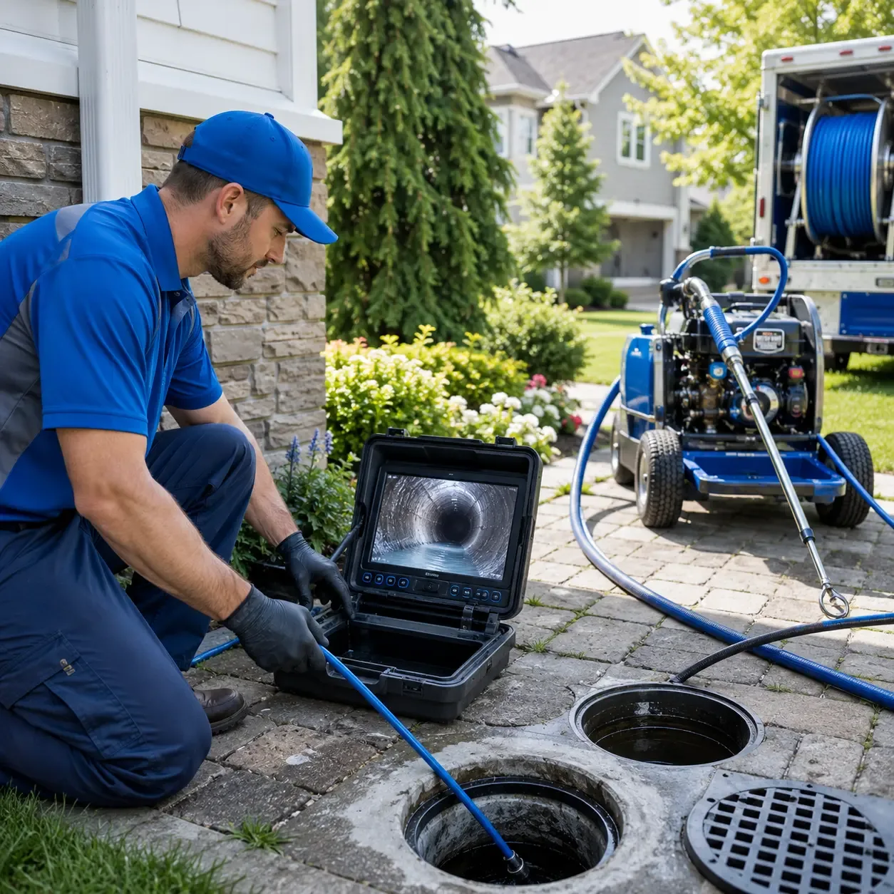 Outdoor drain cleaning professionals serving Ross, CA